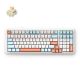 MCHOSE K99 V2 Gaming Keyboard USB + RF Wireless + Bluetooth Orange, White