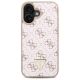 3. Guess New 4G Triangle Case for iPhone 16 Plus - White