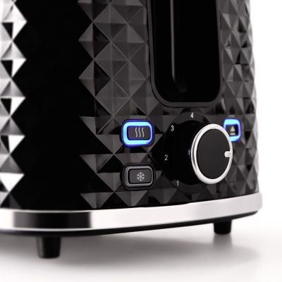 4. ELDOM TOSTER TO280C TOSTI 780 W SMOOTH ADJUSTMENT 7 POWER LEVELS BLACK