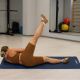 8. NON-SLIP NBR FITNESS MAT 183 x 60 x 1 CM, BLUE + CARRY BAG ENERO FIT