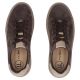 18. Women's leather platform sneakers, brown, Filippo DP6119