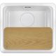 Single-bowl ceramic sink