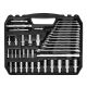 6. Socket wrench set 1/2", 3/8", 1/4", 220 pcs, satin