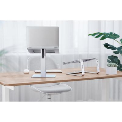 14. GEMBIRD NOTEBOOK STAND WITH HEIGHT ADJUSTMENT 15.6, SILVER