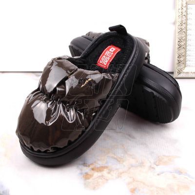 7. Home slippers metallic Big Star W INT1910 black