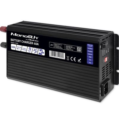 12. Intelligent professional Monolith charger for LiFePO4 AGM GEL SLA 40A 12V batteries