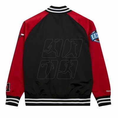 3. Mitchell & Ness NBA Lightweight Satin Jacket Vintage Logo Bulls Dennis Rodman M JK8062-CBUBLCK