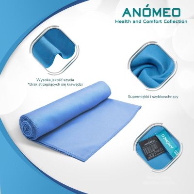 3. QUICK-DRY TOWEL QUICK GRY 80 x 40 CM ANOMEO