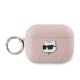 Karl Lagerfeld Monogram Choupette Head case for AirPods Pro 2 - pink