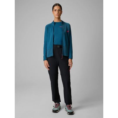 6. Women's slim trekking sweatshirt without hood 4F 4FRSS26TFSWF0986-46S