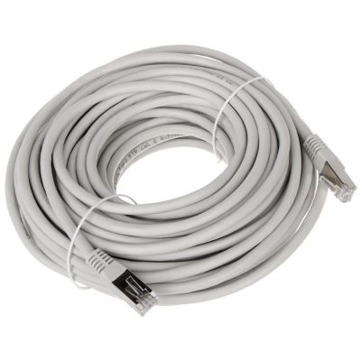 LANBERG PATCHCORD CAT.6 FTP 15M GRAY FLUKE PASSED