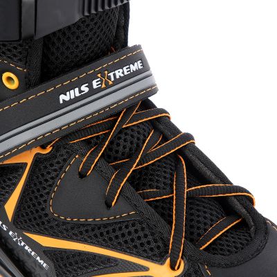 7. NILS Extreme NA9022 roller skates black and orange size 41