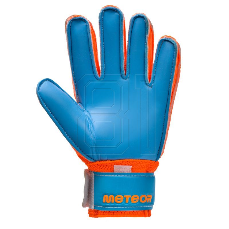 63. Goalkeeper gloves Meteor Catch Blue 03806-03812