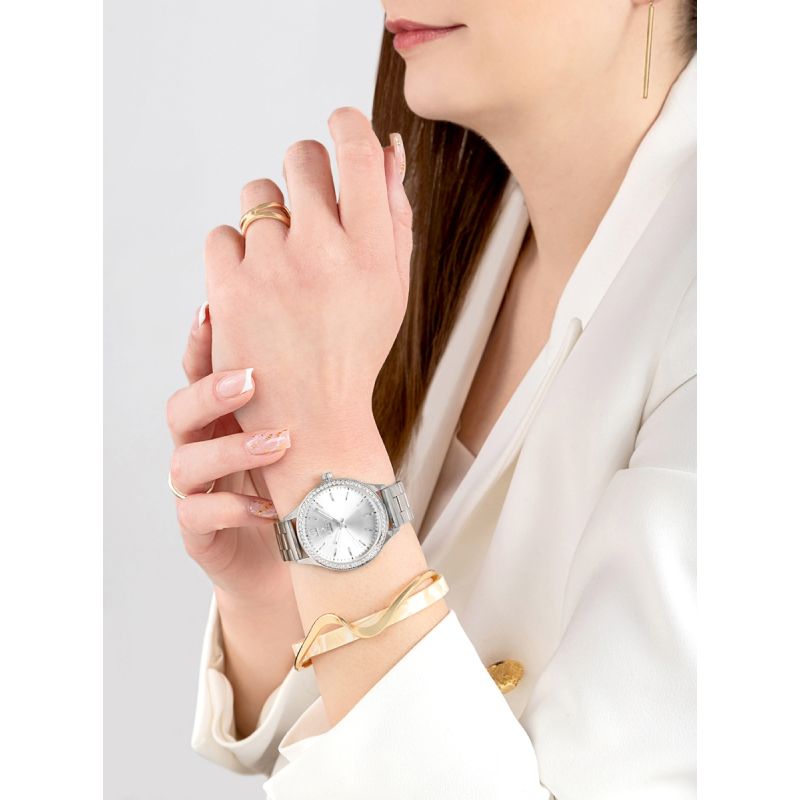 5. Giewont Sapphire Silver Women's Watch GW1140-B1