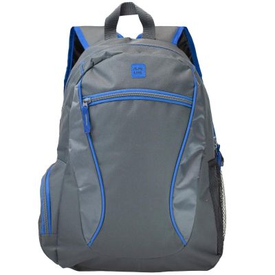 2. Graphite-Blue Youth Backpack SEMI LINE