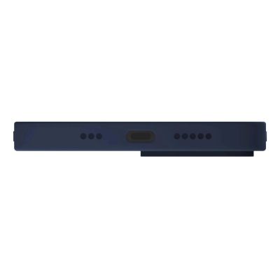 5. 3mk Silicone Case for iPhone 16 Plus - navy blue