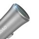 2. Dudao 3.4A smart car charger 2x USB silver (R6S silver)