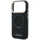 6. Guess Ring Stand 360 Grained Classic Logo MagSafe Case for iPhone 18 Pro Max / 17 Pro Max - Black