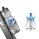 3. Rockbros RKL02 Aluminum Bottle Cage - Blue and Silver