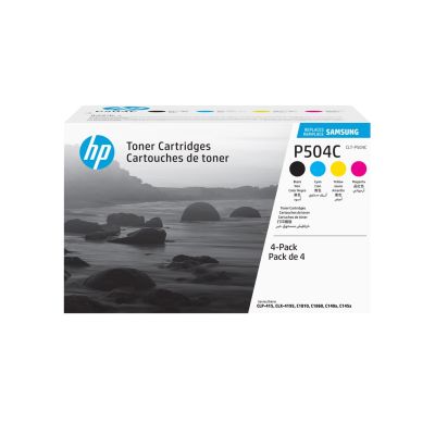 Samsung CLT-P504C 4-Pack Black/Cyan/Magenta/Yellow Toner Cartridges