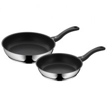 WMF pot set, stainless steel and plastic, diameter 24 cm - 28 cm, 2 pieces