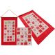 15. ADVENT CALENDAR 56x87CM RED