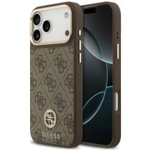 Guess 4G Strass Logo MagSafe Case for iPhone 18 Pro Max / 17 Pro Max – Brown