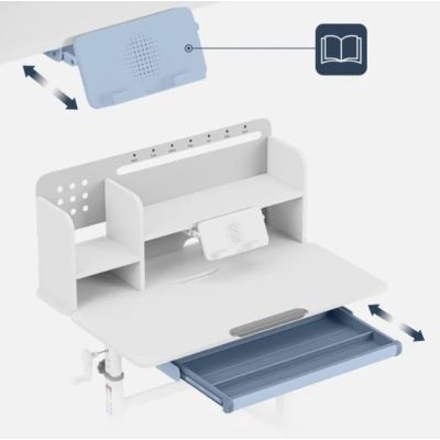 9. Study 5.0 Grey Desk