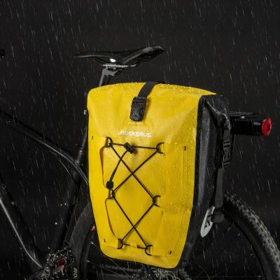 2. Rockbros 30140022005 Waterproof Bicycle Pannier 25-32L - Yellow