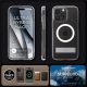 16. Spigen Ultra Hybrid S MagSafe Case with Stand for iPhone 15 Pro - Transparent