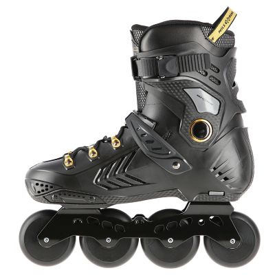 3. NILS Extreme NA20002 slalom roller skates black and gold size 41