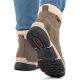 6. Women’s Brown Leather Lined Hiking-Style Ankle Boots Rieker 45925-25