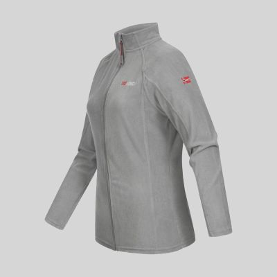 3. Geographical Norway TUG FZ LIGHT GREY DB LADY 268 Women's Fleece Jacket (WA1719F/GN-LIGHT GREY)