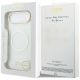9. Guess IML Gradient Script Metal MagSafe Case for iPhone Air - White