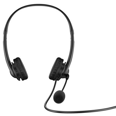 HP Stereo USB Headset G2 Wired Headphones with Microphone Black 428H5AA