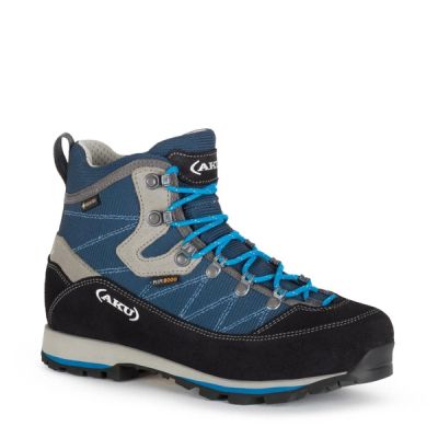 Aku Trekker Gore-tex women's hiking boots, ankle-high, blue