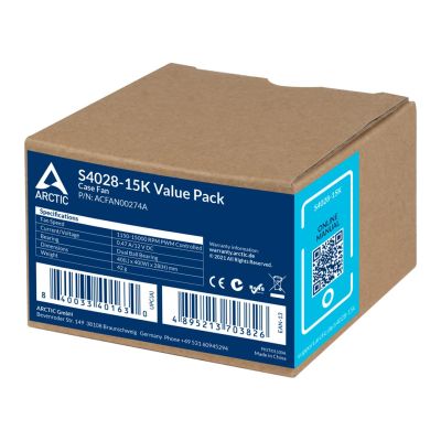 8. ARCTIC S4028-6K Computer Case Fan 4 cm Black 5 pcs.