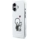 2. Karl Lagerfeld Karl & Choupette Back MagSafe Case for iPhone 17 - Clear