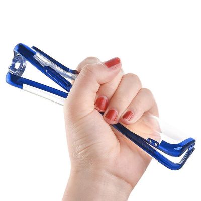 10. Clear Color Case Gel TPU Electroplating frame Cover for Xiaomi Redmi Note 10 5G / Poco M3 Pro blue