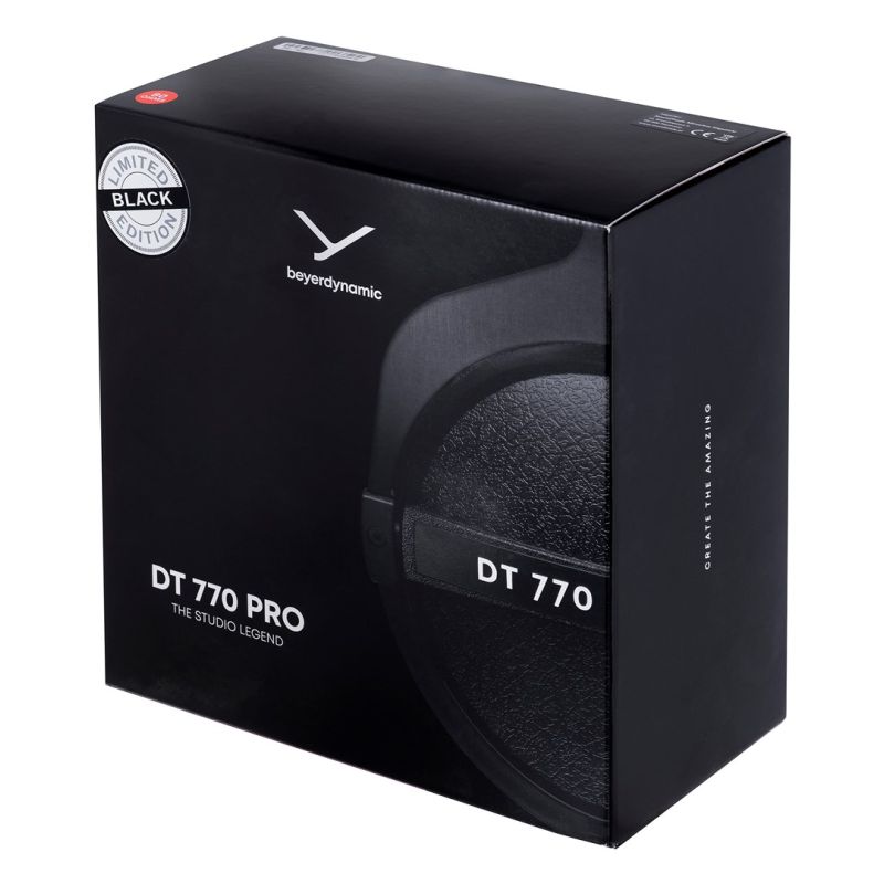 35. Beyerdynamic DT 770 PRO 80 OHM BLACK LIMITED EDITION - Closed studio headphones