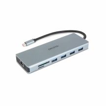 DICOTA D32065 USB 3.2 Gen 1 (3.1 Gen 1) Type-C Hubs and Hubs Silver