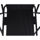 7. CAMPING CHAIR WITH ARMRESTS 52x44x75CM FOLDING BLACK