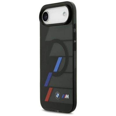 2. BMW M IML Metal Buttons Tricolor Lines MagSafe Case for iPhone Air - Black