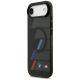 2. BMW M IML Metal Buttons Tricolor Lines MagSafe Case for iPhone Air - Black