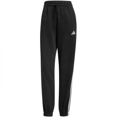6. adidas Essentials 3-Stripes Fleece Loose-Fit Pants W JE1276