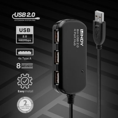 4. Lindy 42781 hubs and concentrators 480 Mbit/s