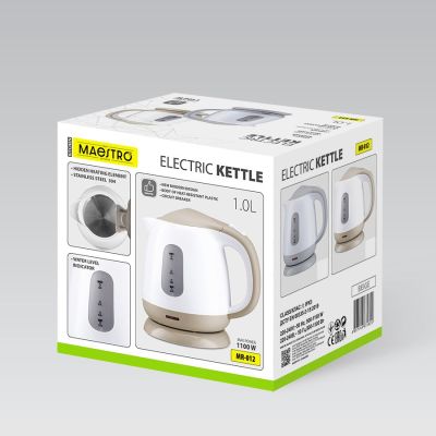 9. Electric kettle 1L 1100W MR-012-GREY MAESTRO