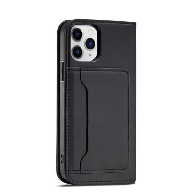 9. Magnet Card Case for iPhone 12 Pro Pouch Card Wallet Card Holder Black