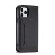 9. Magnet Card Case for iPhone 12 Pro Pouch Card Wallet Card Holder Black