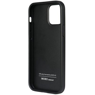 6. Audi Synthetic Leather iPhone 12/12 Pro 6.1" black/black hardcase AU-TPUPCIP12P-TT/D1-BK